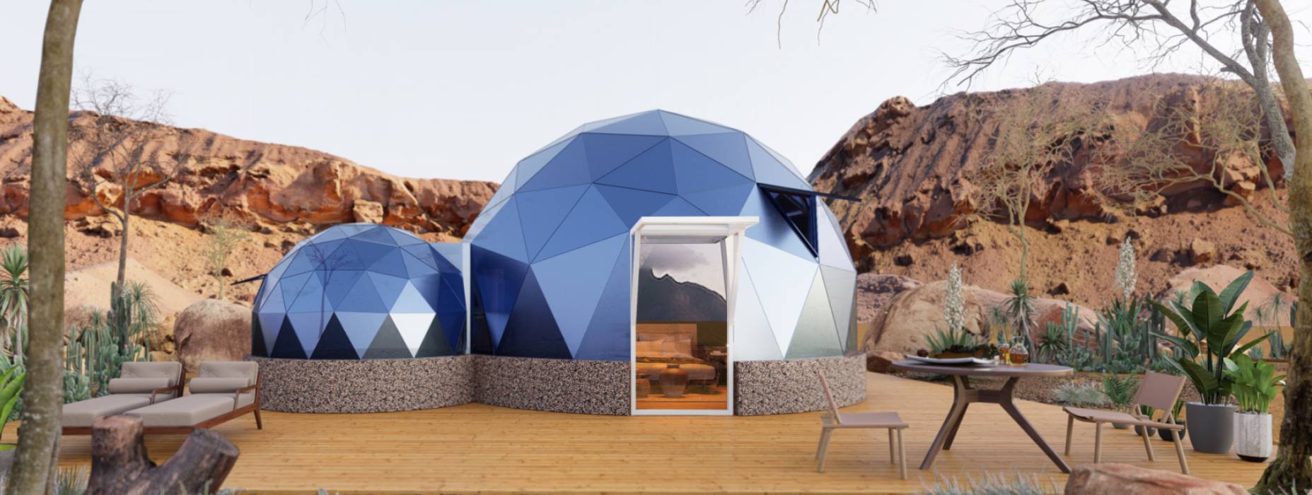 蓟县球形智能光伏玻璃星空房